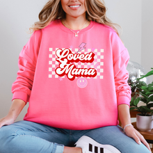 Load image into Gallery viewer, Loved Mama Graphic Sweatshirt