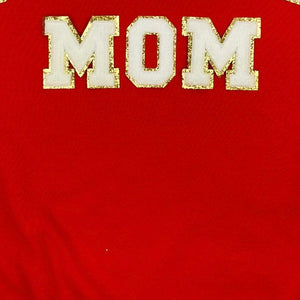 Baseball Mom Chenille Patch Sweatshirt