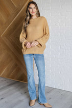 Load image into Gallery viewer, Bubbly Personality Bubble Sleeve Sweater in Wheat