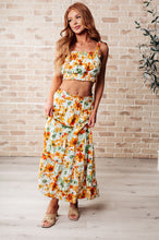 Load image into Gallery viewer, Cutie Patootie Tiered Skirt and Top Set in Orange