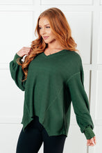 Load image into Gallery viewer, Good Things Are Coming V-Neck Top in Green