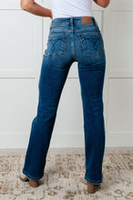 Load image into Gallery viewer, Hannah Mid Rise Thermal Bootcut Jeans