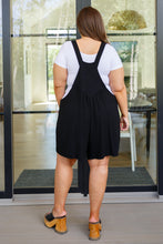 Load image into Gallery viewer, I Want You Back Linen Blend Shortalls in Black