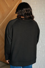 Load image into Gallery viewer, It&#39;s The Little Things Relaxed Scuba Pullover in Black