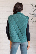 Load image into Gallery viewer, Layering Queen Quilted Puffer Vest in Hunter Green