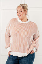 Load image into Gallery viewer, Least High Maintenance Contrast Trim Sweater