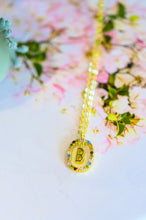 Load image into Gallery viewer, Mi Amor Gold Dipped Initial Necklace