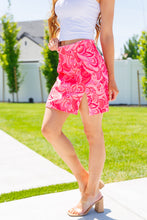 Load image into Gallery viewer, Pink, Paisley, and Perfect Mini Skirt