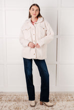 Load image into Gallery viewer, Shrouded in Sherpa Coat in White