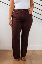 Load image into Gallery viewer, Sienna High Rise Control Top Flare Jeans in Espresso