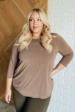 Load image into Gallery viewer, Signature Classic Round Neck Top in Mocha