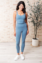 Load image into Gallery viewer, Somewhere to Start Leggings in Dusty Blue