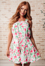 Load image into Gallery viewer, Soul Tied Floral Dress in Pink