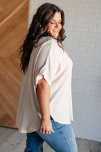 Load image into Gallery viewer, Sweet Simplicity Button Down Blouse in Oatmeal