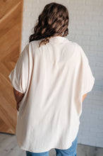 Load image into Gallery viewer, Sweet Simplicity Button Down Blouse in Oatmeal