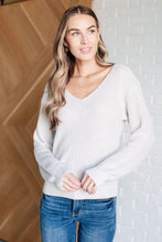 Load image into Gallery viewer, Told You So Ribbed Knit V Neck Sweater