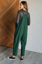 Load image into Gallery viewer, Totally Me Spaghetti Strap Jumpsuit in Dark Green