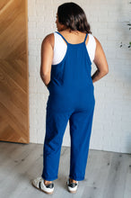 Load image into Gallery viewer, Totally Me Spaghetti Strap Jumpsuit in Light Navy