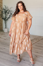 Load image into Gallery viewer, Trusting My Intuition Balloon Sleeve Dress in Camel