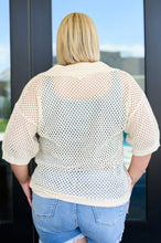 Load image into Gallery viewer, Under The Boardwalk Fishnet Collared Top