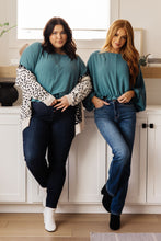 Load image into Gallery viewer, Winging It Ruffle Detail Top in Teal