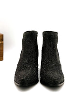 Load image into Gallery viewer, Shine Star Rhinestone Bootie in Black