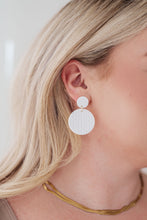 Load image into Gallery viewer, Falling Petals Earrings in Cream