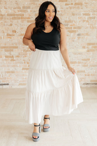 Let It Begin Tiered Maxi Skirt